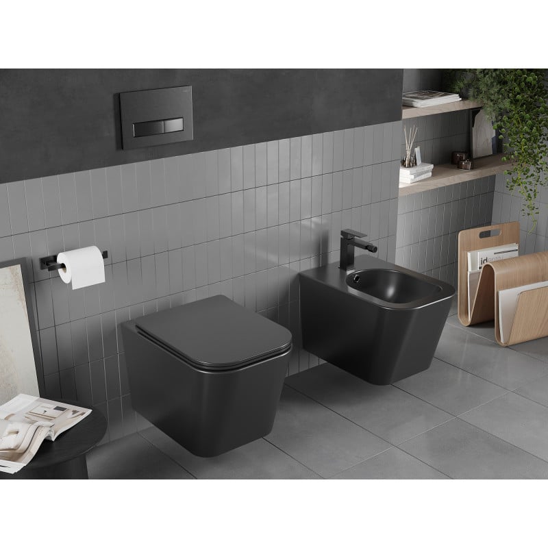 Mexen Teo WC-Schüssel Rimless, schwarz matt - 3385XX85