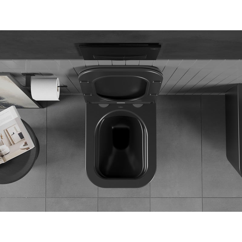 Mexen Teo WC-Schüssel Rimless, schwarz matt - 3385XX85