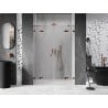 Mexen Lunar Duo Duschpendeltür 160 cm, transparent, Roségold - 834D-160-000-60-00
