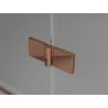 Mexen Lunar Duo Duschfaltüren 190 cm, transparent, Roségold - 834D-190-000-60-00