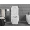 Mexen Teo WC-Schüssel Rimless mit Slim, Softclose Sitzt, Duroplast, glänzend weiß - 30850600