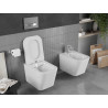 Mexen Teo WC-Schüssel Rimless mit Slim, Softclose Sitzt, Duroplast, glänzend weiß - 30850600