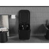 Mexen Teo WC-Schüssel Rimless mit Soft-Close-Slim-Sitz, Duroplast, schwarzer Glanz - 30854070