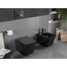 Mexen Teo WC-Schüssel Rimless mit Soft-Close-Slim-Sitz, Duroplast, schwarzer Glanz - 30854070