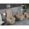 Mexen Teo WC-Schüssel Rimless mit langsam schließendem Slim-Sitz, Duroplast, Cappuccino matt - 30854064