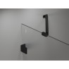 Mexen Lunar Duo Duschschwenktüren 180 cm, transparent, schwarz - 834D-180-000-70-00