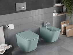 Mexen Teo WC-Schüssel Rimless mit Soft-Close-Slim-Sitz, Duroplast, hellgrün matt - 30854048