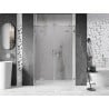 Mexen Lunar Duo Duschdoppeltür 160 cm, transparent, gebürsteter Nickel - 834D-160-000-97-00