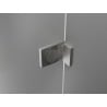 Mexen Lunar Duo Duschdoppeltür 160 cm, transparent, gebürsteter Nickel - 834D-160-000-97-00