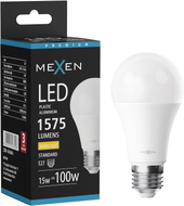 Mexen Nova LED-Glühbirne E27, A60, 15W, Warm - 3000K, 1575 lm - L100-E27-1530-01