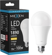 Mexen Nova LED-Glühbirne E27, A70, 18W, Warm - 3000K, 1890 lm - L100-E27-1830-01