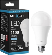 Mexen Nova LED-Glühbirne E27, A70, 20W, Kalt - 6500K, 2100 lm - L100-E27-2065-01