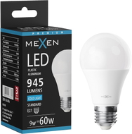 Mexen Nova LED-Glühbirne E27, A60, 9W, Kalt - 6500K, 945 lm - L100-E27-0965-01
