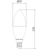 Mexen Nova LED-Glühbirne E14, C37, 9W, Warm - 3000K, 945 lm - L102-E14-0930-01