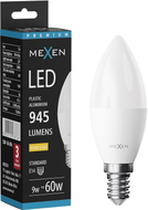 Mexen Nova LED-Glühbirne E14, C37, 9W, Warm - 3000K, 945 lm - L102-E14-0930-01