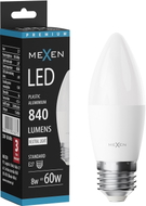 Mexen Nova LED-Glühbirne E27, C37, 8W, Neutral - 4000K, 840 lm - L102-E27-0840-01