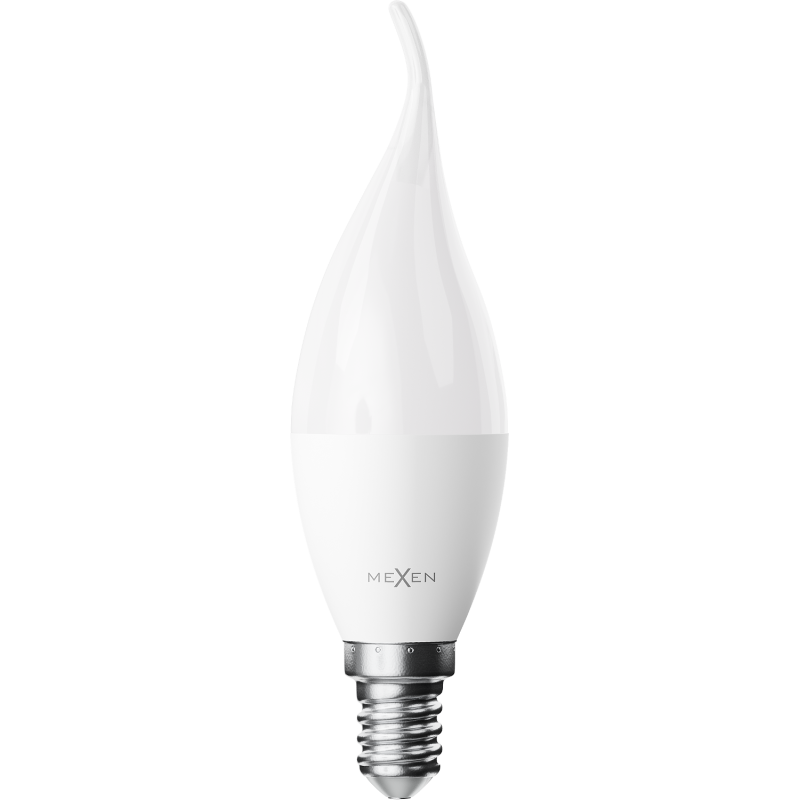 Mexen Nova LED-Kerze E14, C37, 5W, Warm - 3000K, 525 lm - L106-E14-0530-01
