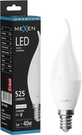 Mexen Nova LED-Glühbirne Flamme E14, C37, 5W, Neutral - 4000K, 525 lm - L106-E14-0540-01