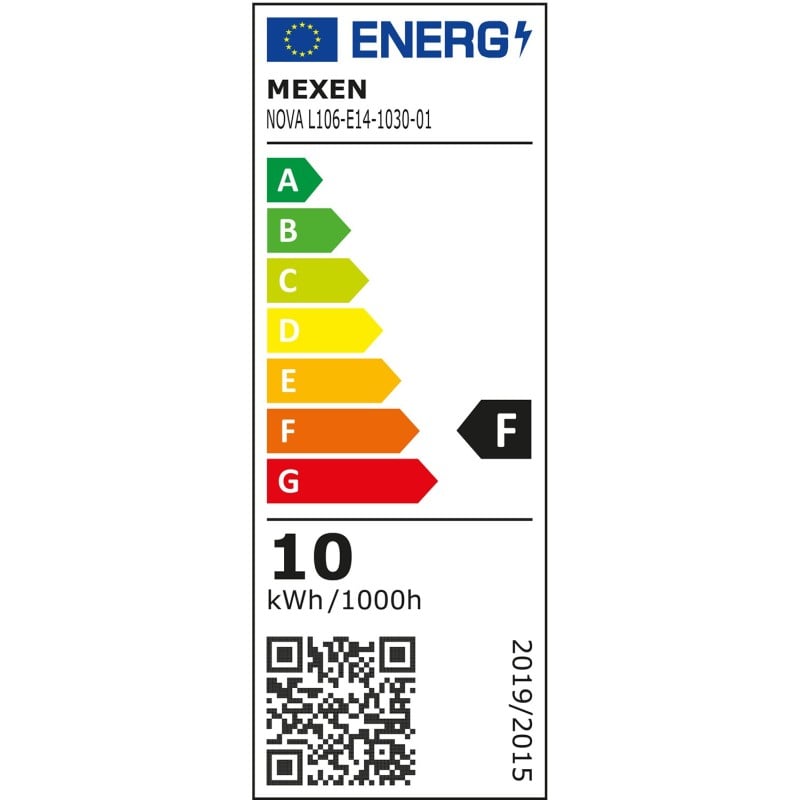 Mexen Nova LED-Kerze E14, C37, 10W, Warm - 3000K, 1055 lm - L106-E14-1030-01