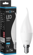 Mexen Nova LED-Lampe Kerzenflamme E14, C37, 10W, Kalt - 6500K, 1055 lm - L106-E14-1065-01