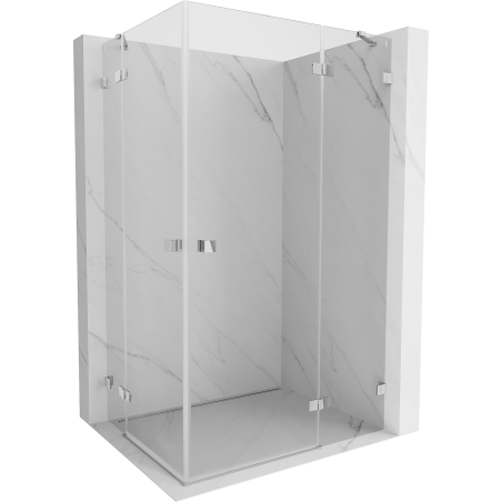 Mexen Lunar Duo Duschkabine Tür rechts 105 x 75 cm, transparent, Chrom - 834-105P-075L-01-00