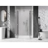 Mexen Lunar L Duo Duschflügeltüren 150 cm, transparent, Chrom - 834DL-150-000-01-00