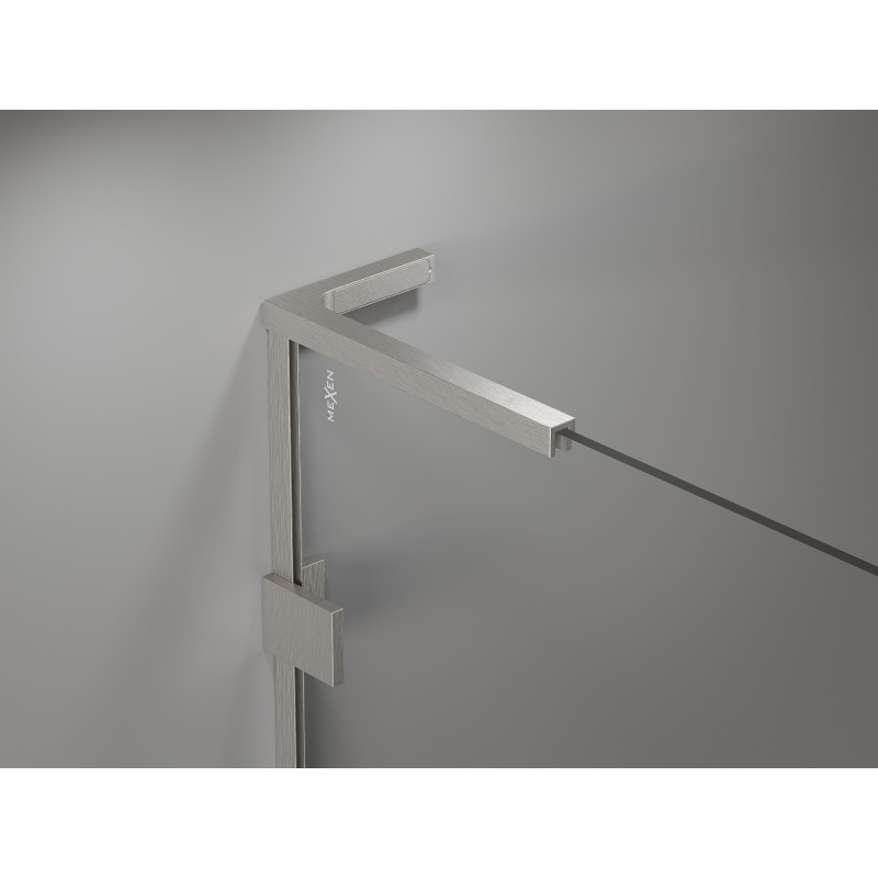 Mexen Lunar L Duo Pendeltüren Dusche 200 cm, transparent, Chrom - 834DL-200-000-01-00