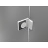 Mexen Lunar L Duo Duschfaltüren 160 cm, transparent, weiß - 834DL-160-000-20-00