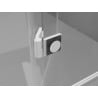 Mexen Lunar L Duo-Pendeltüren für Dusche 170 cm, transparent, weiß - 834DL-170-000-20-00