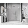 Mexen Lunar L Duo Duschpendeltür 180 cm, transparent, weiß - 834DL-180-000-20-00