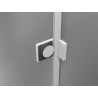 Mexen Lunar L Duo Duschschwingtüren 190 cm, transparent, weiß - 834DL-190-000-20-00
