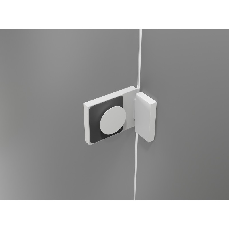 Mexen Lunar L Duo Duschschwingtüren 190 cm, transparent, weiß - 834DL-190-000-20-00