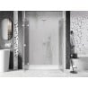Mexen Lunar L Duo Pendeltüren für Dusche 200 cm, transparent, weiß - 834DL-200-000-20-00