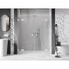Mexen Lunar L Duo Pendeltüren für Dusche 200 cm, transparent, weiß - 834DL-200-000-20-00