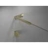 Mexen Lunar L Duo Duschpendeltüren 180 cm, transparent, gold - 834DL-180-000-50-00