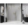 Mexen Lunar L Duo Duschklapptüren 170 cm, transparent, gebürstetes Gold - 834DL-170-000-55-00