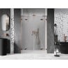 Mexen Lunar L Duo duschtüren 140 cm, transparent, roségold - 834DL-140-000-60-00