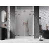 Mexen Lunar L Duo Duschdrehtüren 150 cm, transparent, Roségold - 834DL-150-000-60-00