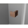 Mexen Lunar L Duo Duschdrehtüren 150 cm, transparent, Roségold - 834DL-150-000-60-00