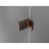 Mexen Lunar L Duo Duschdrehtüren 150 cm, transparent, Roségold - 834DL-150-000-60-00