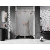 Mexen Lunar L Duo-Pendeltüren 160 cm, transparent, Roségold - 834DL-160-000-60-00