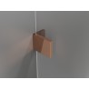 Mexen Lunar L Duo Pendeltür für Dusche 170 cm, transparent, Roségold - 834DL-170-000-60-00