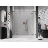 Mexen Lunar L Duo Pendeltüren Dusche 200 cm, transparent, Roségold - 834DL-200-000-60-00