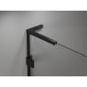 Mexen Lunar L Duo Duschschwingtüren 140 cm, transparent, schwarz - 834DL-140-000-70-00