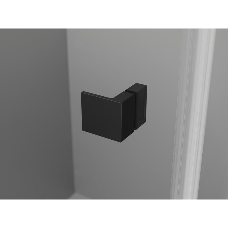 Mexen Lunar L Duo Duschschwingtüren 140 cm, transparent, schwarz - 834DL-140-000-70-00