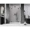 Mexen Lunar L Duo Dusche Schwenktüren 150 cm, transparent, schwarz - 834DL-150-000-70-00