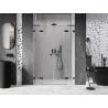 Mexen Lunar L Duo Dusche Schwenktüren 150 cm, transparent, schwarz - 834DL-150-000-70-00