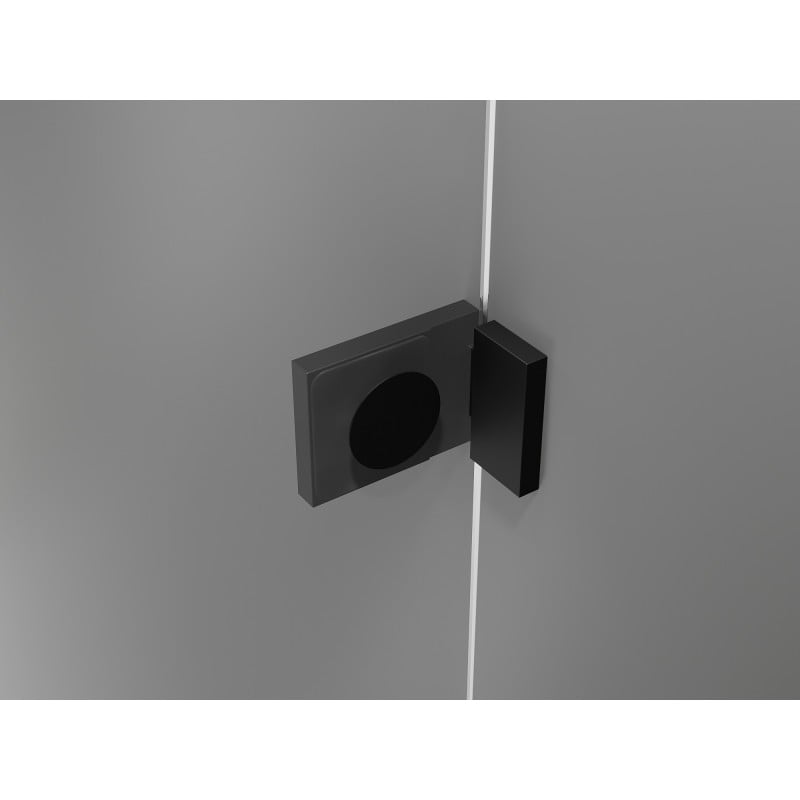 Mexen Lunar L Duo Dusche Schwenktüren 150 cm, transparent, schwarz - 834DL-150-000-70-00