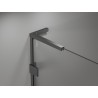 Mexen Lunar L Duo-Duschtüren 190 cm, transparent, Gun Metal - 834DL-190-000-95-00