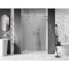 Mexen Lunar L Duo Duschschwingtüren 140 cm, transparent, gebürstetes Nickel - 834DL-140-000-97-00